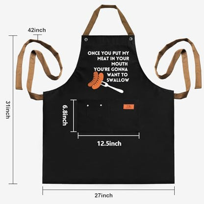 Funny BBQ Apron for Men, Brother - Image 5