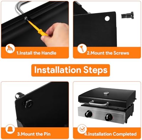 Upgrade Griddle Lid & Cover for Blackstone 22" 1666 2203 2304 - Image 3