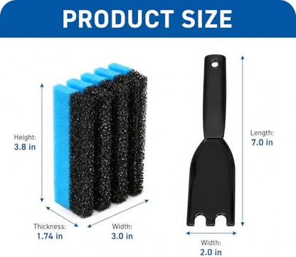 4PCS Grill Cleaning Sponge + 2PCS Scraper - Image 7