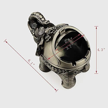 LAUYOO Metal Elephant Ashtray - Image 2