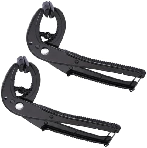 2pcs Cast Iron Grate Lifter Tongs by IMIKEYA