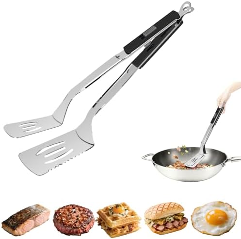 13.5-inch Stainless Steel Tongs by Limitliho