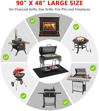 Protebox 90 x 48 inch Under Grill Mats - Image 5