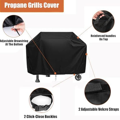 Grill Cover for Royal-Gourme-t PD4001 4 Burner Propane Gas Griddle - Image 6