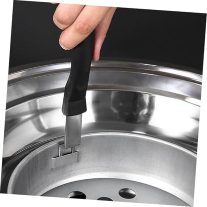 6pcs Stainless Steel BBQ Crowbar Grate Lifter Tools Heat-Resistant Grill Plate - Image 4