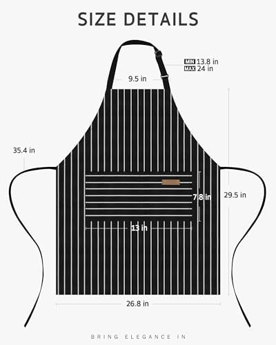 Syntus Chef Apron for Men Women - Image 2