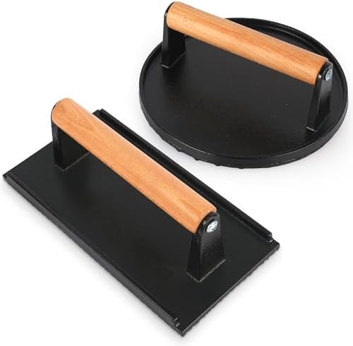 Heavy Duty Cast Iron Burger Press by JENNY+FRIDA