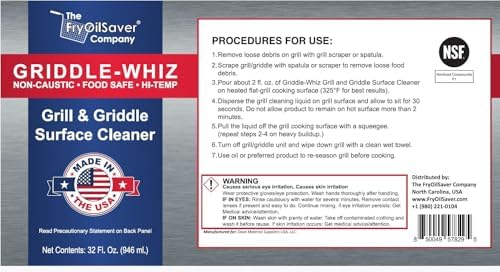 4-Pack Flat Top Griddle Cleaning Kit, 128oz Liquid, Grill Scraper - Image 6