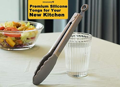 HINMAY Locking Kitchen Tongs - Image 5