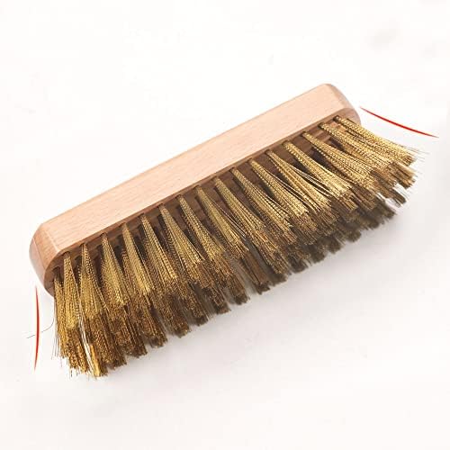 Pizza Oven Brush 7 Inch Brass Bristles Replacement Brush Head and Scraper - Image 5