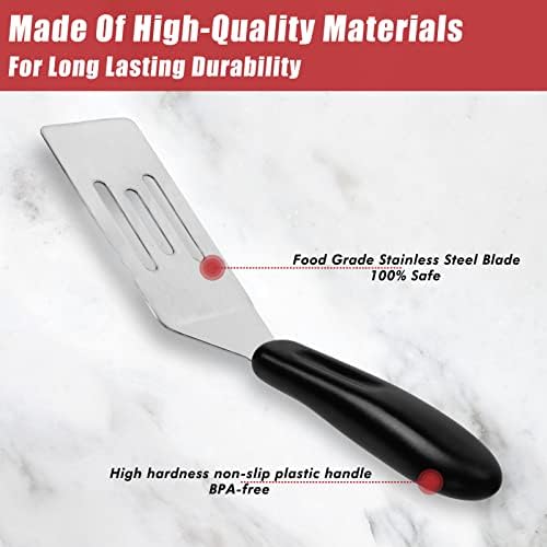1 X Professional Mini Serving Spatula #2622, Stainless Steel Cutter and Turner - Image 5