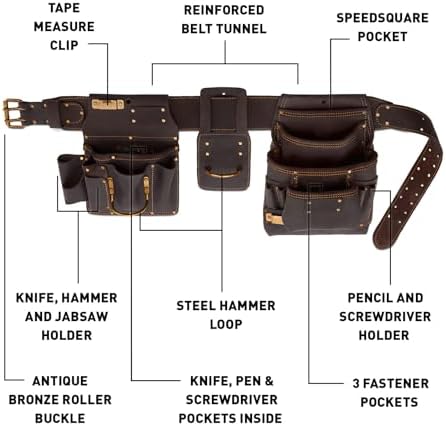 OX Drywall Tool Belt + Pouches - Image 2