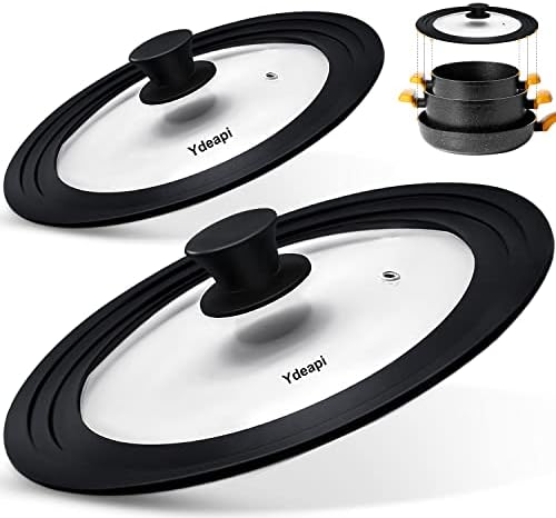 Ydeapi Universal Lids for Pots, Pans & Skillets by Ydeapi