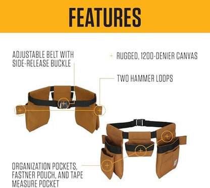 Carhartt Utility Adjustable Tool Belt Carhartt Brown - Image 2