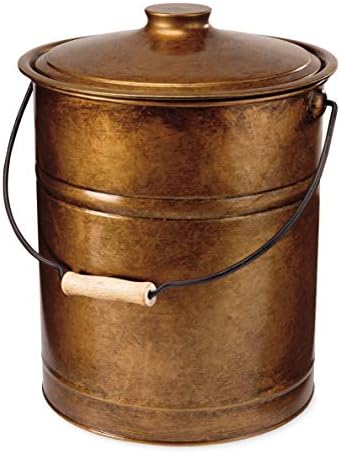Plow & Hearth 3 Gallon Black Large Ash Bucket by PlowHearth