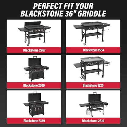 Utheer 36 Inch Warming Rack for Blackstone Griddle Accessories - Image 2