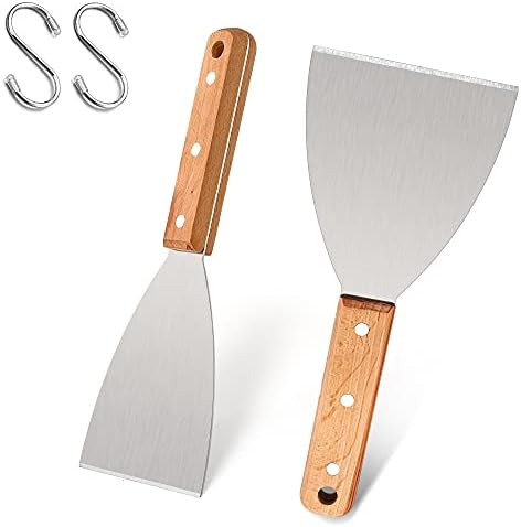 Leonyo Metal Griddle Spatula Scraper Tool by Leonyo