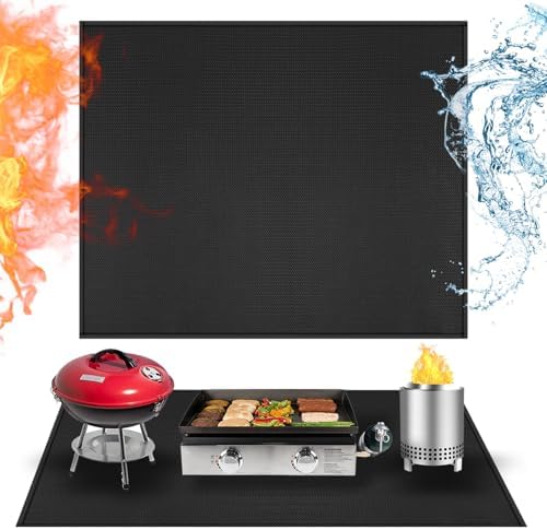 Heat Resistant Mats for Countertop fits Tabletop Grill by Amerbro