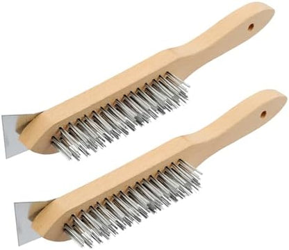 MAXMAN Wire Scratch Brush, Heavy Duty Wire Brushes by MAXMAN