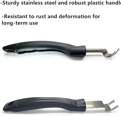2 Pcs Stainless Steel Grill Grate Lifter Gripper - Image 4