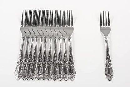 DecorRack 12pcs Dinner Forks, Stainless Steel, 7.5 inches, Dishwasher Safe - Image 4