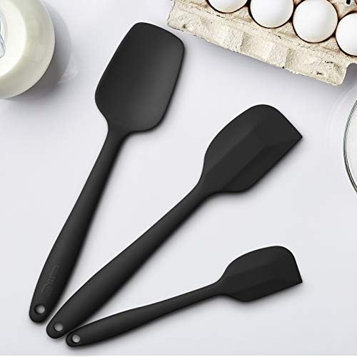 3-Piece Silicone Spatula Set, 600°F Heat Resistant - Image 4