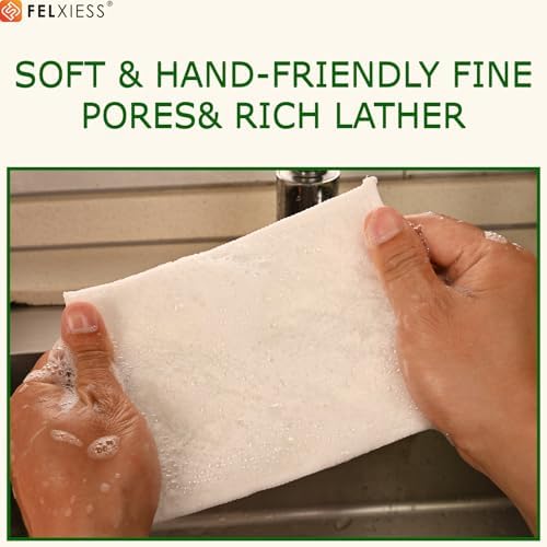 White Microfiber Scrubbing Pads, Non-Scratch - Image 6