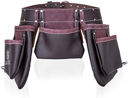 LAUTUS Oil Tanned Leather Tool Belt/Pouch/Bag, Construction, Electrician - Image 4