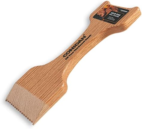 CONSDAN Wood Grill Scraper, Soild Oak Wooden Grill Brush, Grill Scraper by CONSDAN