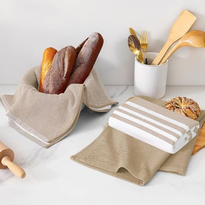 Homaxy Cotton 380 GSM Premium Kitchen Towels, 12 Pack - Image 6