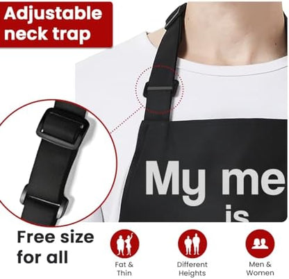 SANDJEST Funny Mens Aprons - Image 4