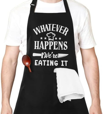 Funny Aprons for Men, Professional Kitchen Cooking Aprons by XLSXEXCL