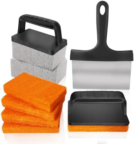10 Pieces Griddle Cleaning Kit for Blackstone Flat Top Grill by Unknown