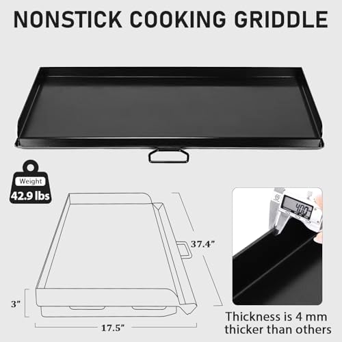 Utheer Ceramic Cast Iron Griddle - Image 2