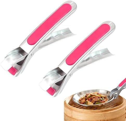 2PCS Hot Plate Gripper, Stainless Steel Hot Plate Bowl Retriever by BADAO