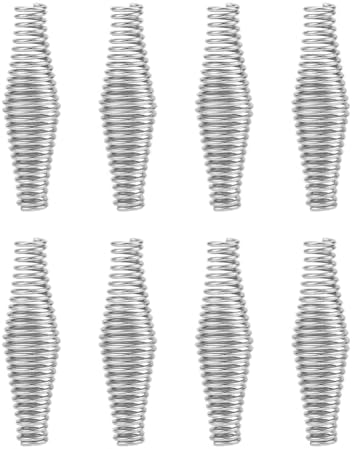 OLYCRAFT 8Pcs BBQ Spring Handles 4.4 Inch Long Stainless Steel BBQ Spring by OLYCRAFT