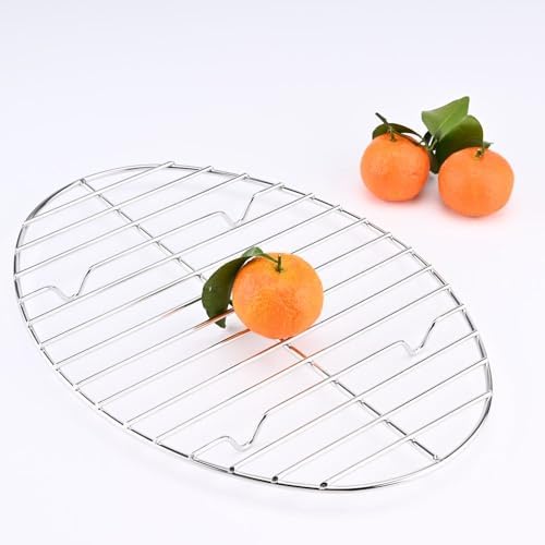 Oval roasting rack, Heavy-Duty Stainless Steel wire rack - Image 6