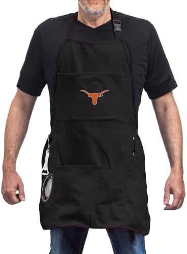 NCAA College Sports Grilling Apron | Bottle Opener and Insulated Beverage by TeamSportsAmerica