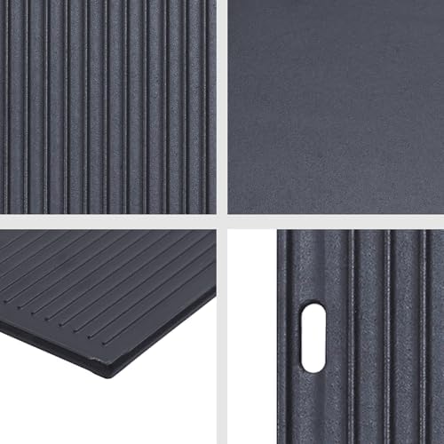 17" Reversible Cast Iron Griddle & Grill Pan - Image 6