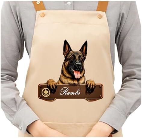 DIY Custom Pet Name Art Dog Kitchen Apron - Image 6