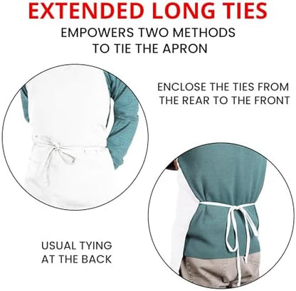 Utopia Kitchen Bib Aprons 10 Pack Adjustable - Image 6