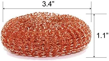 24 Pack Copper Coated Scourers by SCRUBIT – Scrubber Pad Used - Image 5