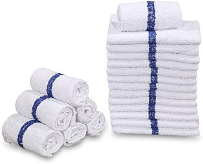 GOLD TEXTILES 120 PC New Cotton Blend White Restaurant Bar Mops Kitchen Towels - Image 5