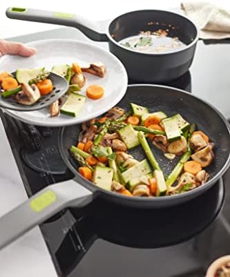 BRA Life 18 cm Cast Aluminium Frying Pan, 100% Recycled Ceramic, Non-Stick - Image 6