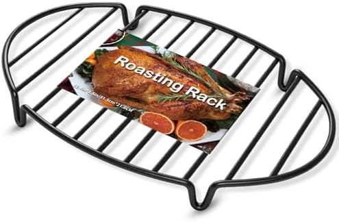 Nonstick Roasting Rack for Turkey Roasting Pan, 12.4"x 8.5"x 1.2" by GESTONE