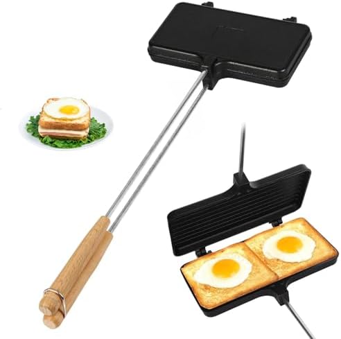 OUKENS Double Pie Irons Sandwich Maker, Campfire Cooking Equipment, Non-Stick by OUKENS