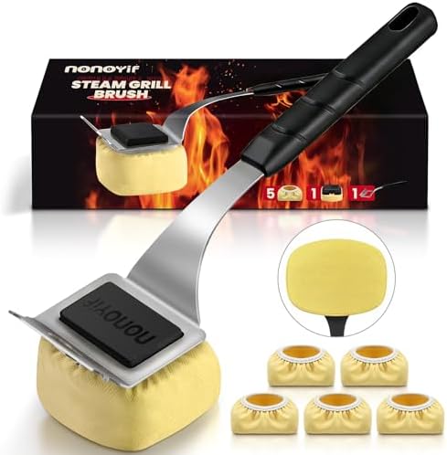 Grill Brush for Outdoor Grill + 5 Replaceable Pads by Unknown