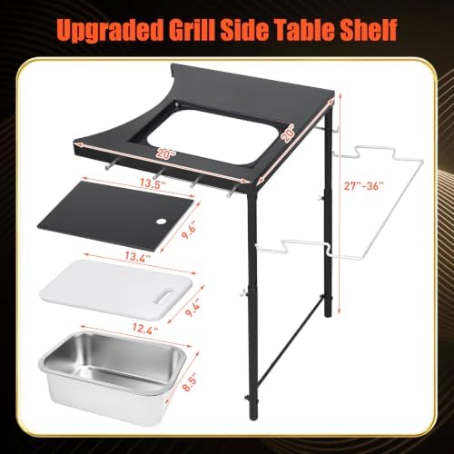 QuliMetal Upgraded Grill Side Table - Image 2