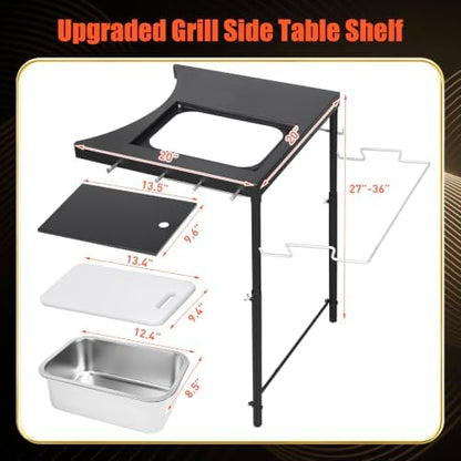 QuliMetal Upgraded Grill Side Table - Image 2