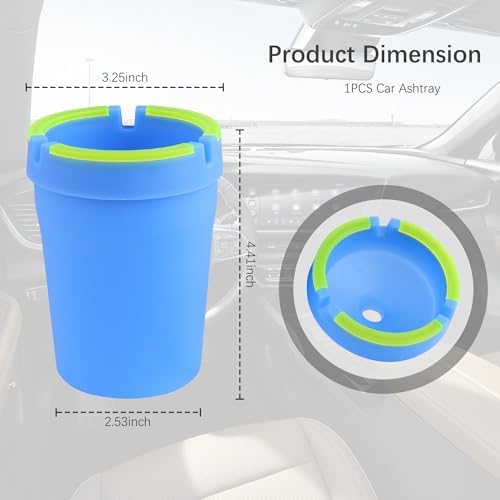 Smokeless Ashtray, Portable Car Ashtrays - Image 2